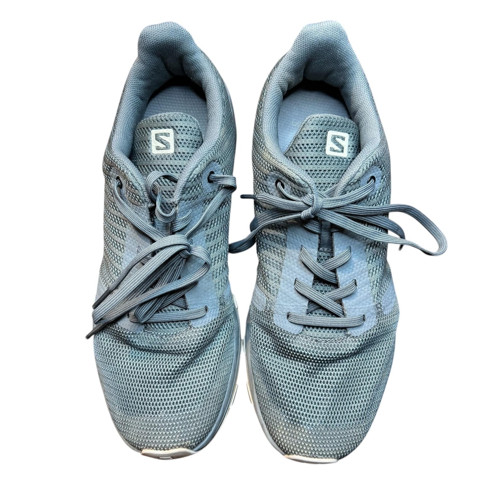Salomon Outbound Prism Shoes Womens Size 7 Blue Trail Running Sneakers 414454